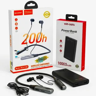 Ven-Dens 10000mAh Power Bank & Recrsi Earphone Combo thumbnail 5